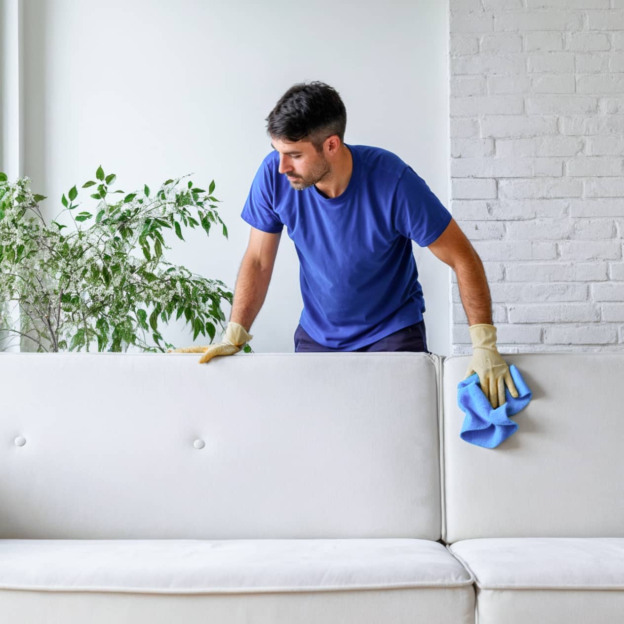 The best way to clean the sofas in your house all year